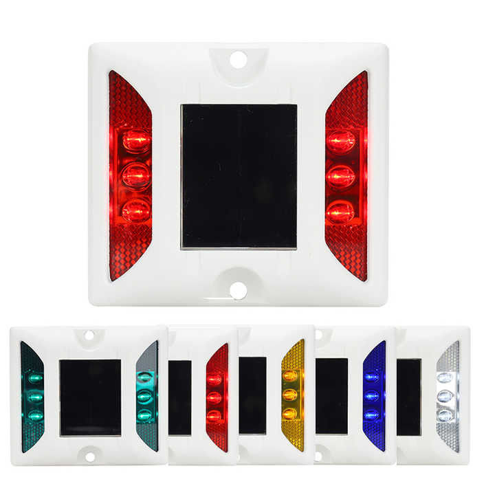 Epistar LED Chip Aluminio Solar LED Rodas de Rodas 2.5V Para Soluciones de Seguridad Vial