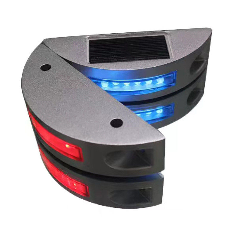 Reflectores solares LED en forma de media luna 125*43*30mm para carreteras y camiones