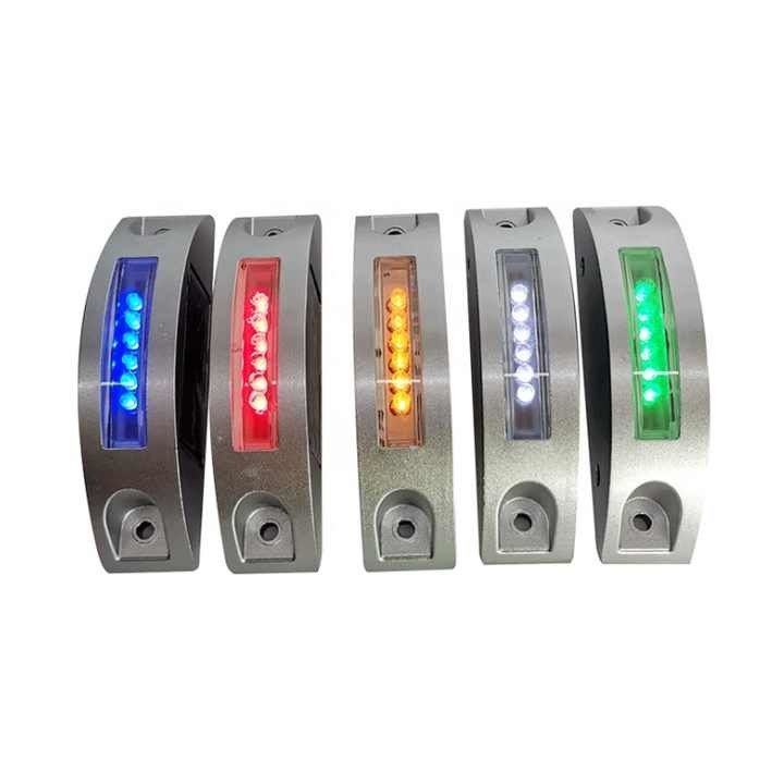 Reflectores solares LED en forma de media luna 125*43*30mm para carreteras y camiones
