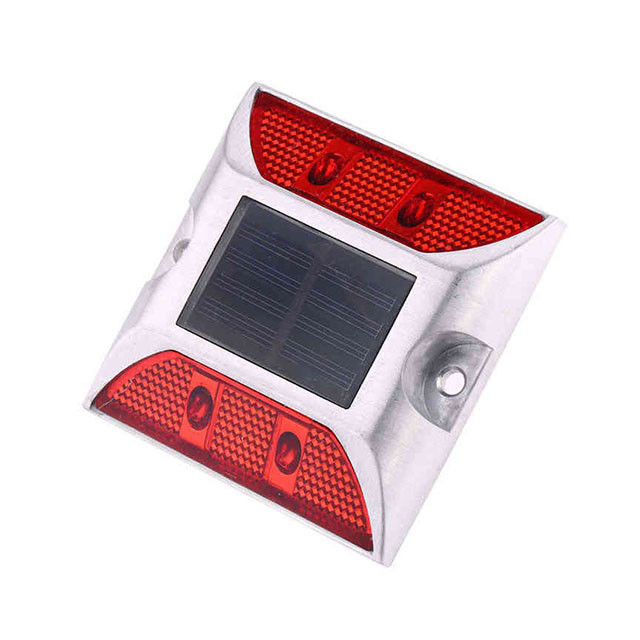 Color rojo LED de alto brillo de aluminio solar de carretera de estudio certificado FCC