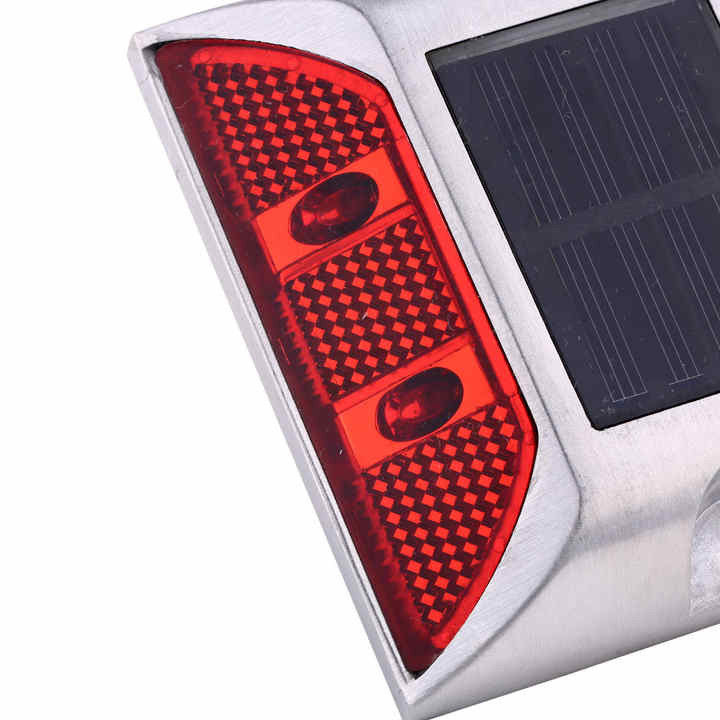 Color rojo LED de alto brillo de aluminio solar de carretera de estudio certificado FCC