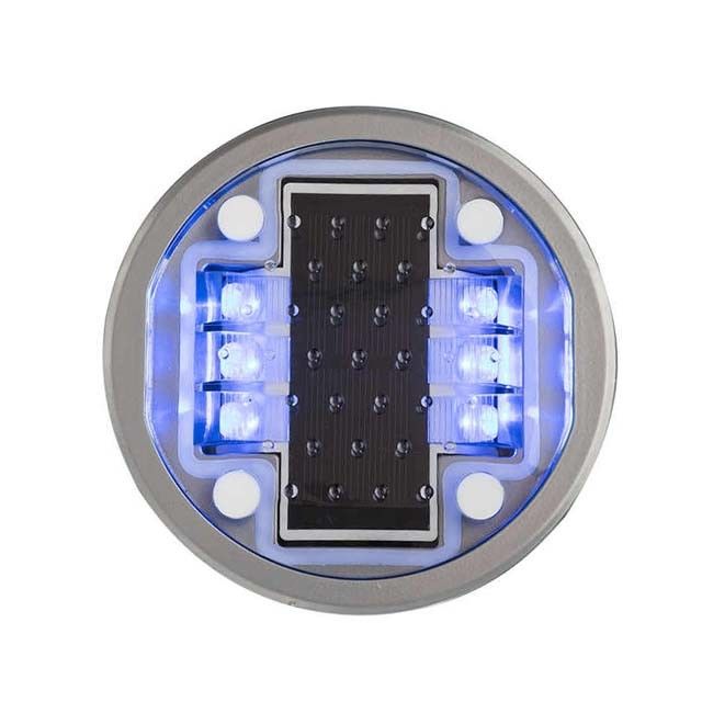 Reflectores de carretera de energía solar IP68 con 5 colores LED