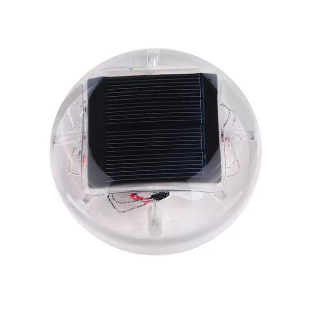 Marcadores de carretera amarillos de alta visibilidad 4V Anti UV PC Marcadores de carretera de plástico