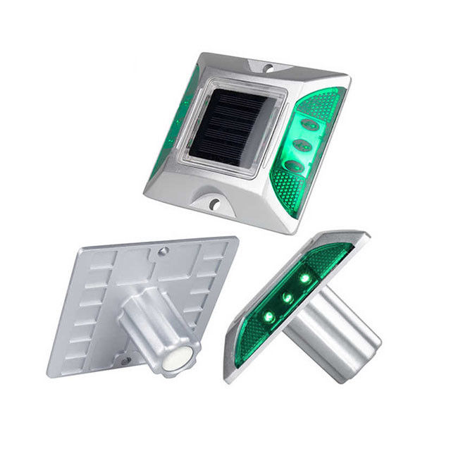 Perlas de aluminio solar LED reflectores de rodadura de la carretera modo intermitente para el camino de tráfico