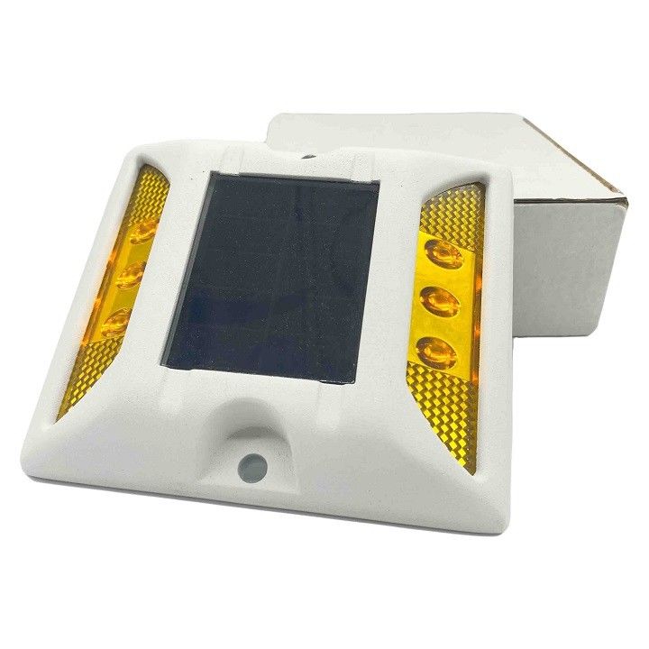 Anti UV PC LED solar reflectores de la carretera de los rodillos Marcador de pavimento solar personalizado