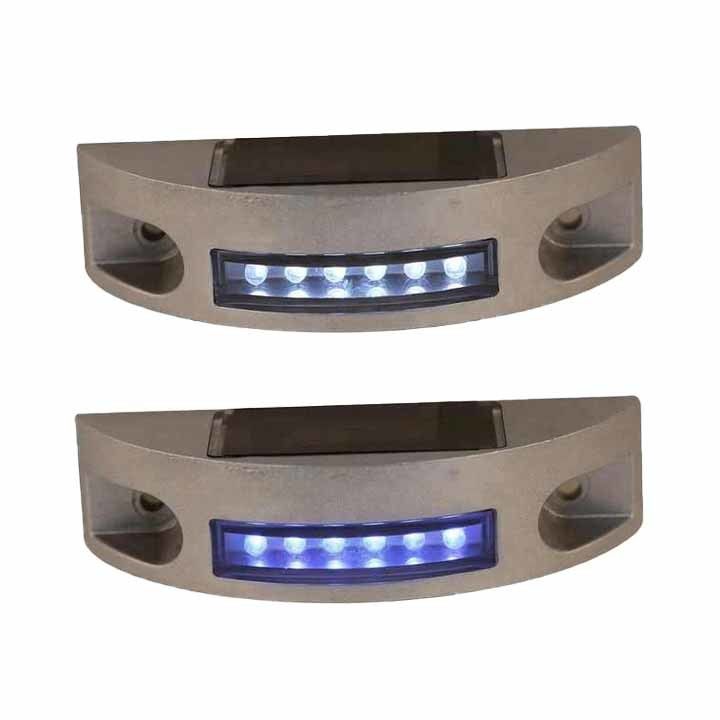 Semicircular solar ojos de gato carretera de 20 toneladas de capacidad de carga para el parque Kerbstone