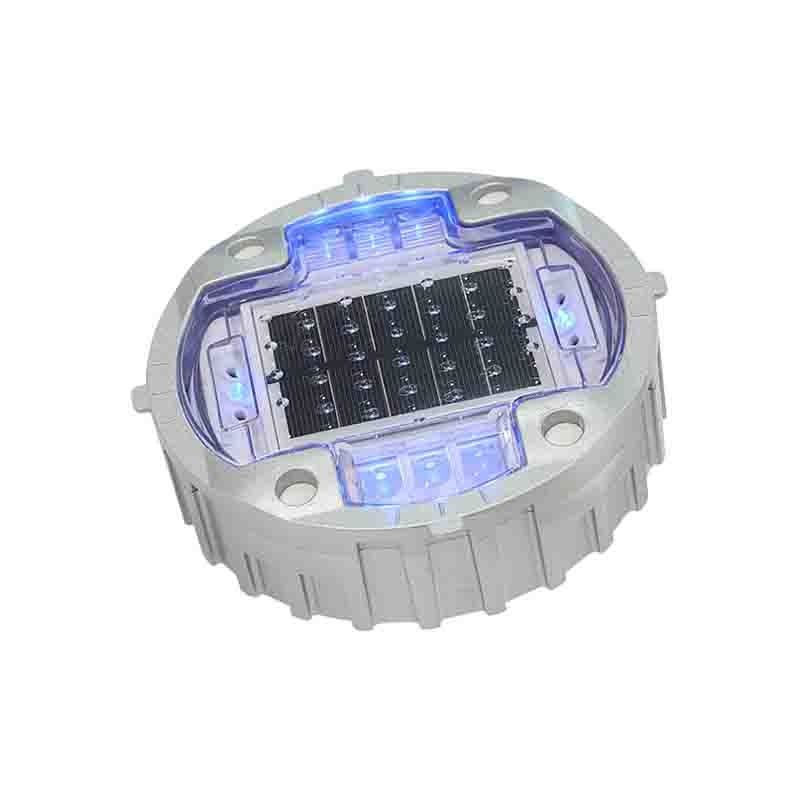 Marcadores de carretera de aluminio de gran tamaño alimentados con energía solar Luz de reflector de carretera LED