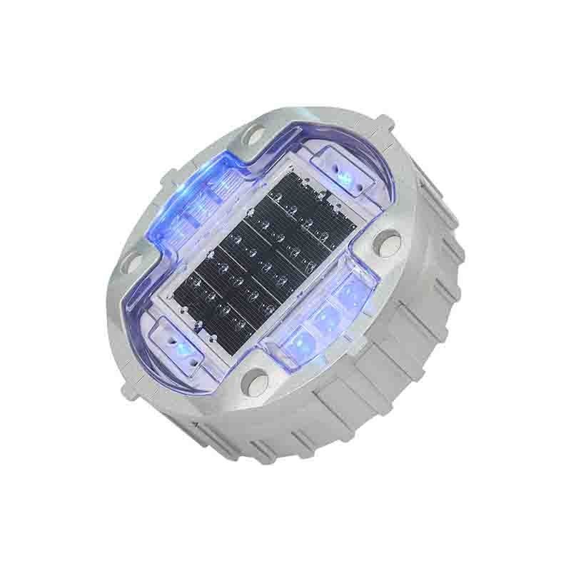 Marcadores de carretera de aluminio de gran tamaño alimentados con energía solar Luz de reflector de carretera LED