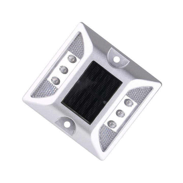 IP68 Aluminio Solar LED Rodas de Rodas Color Verde Autopista Reflectores de ojos de gato