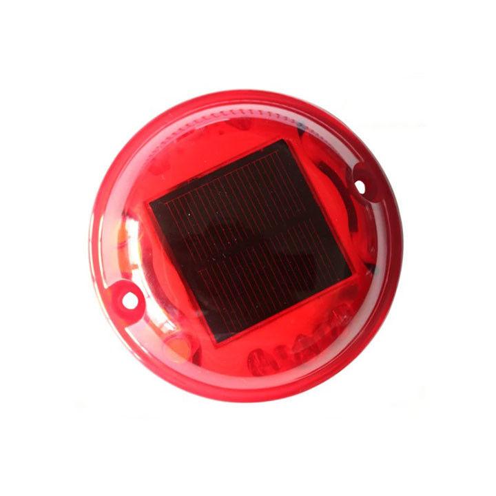 Reflectores de la carretera de energía solar de plástico redondo LED ojos de gato luz