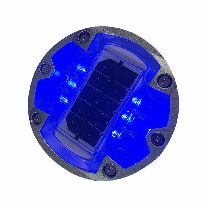 IL300 de trabajo pesado LED solar rodillos de luz incrustado redondo marcadores de carretera intermitentes