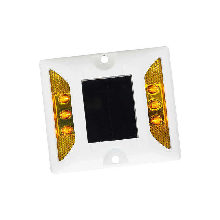 LED Cat Eye Road Stud Autopista Aeropuerto Muelle IP68 Aluminio Rodas solares