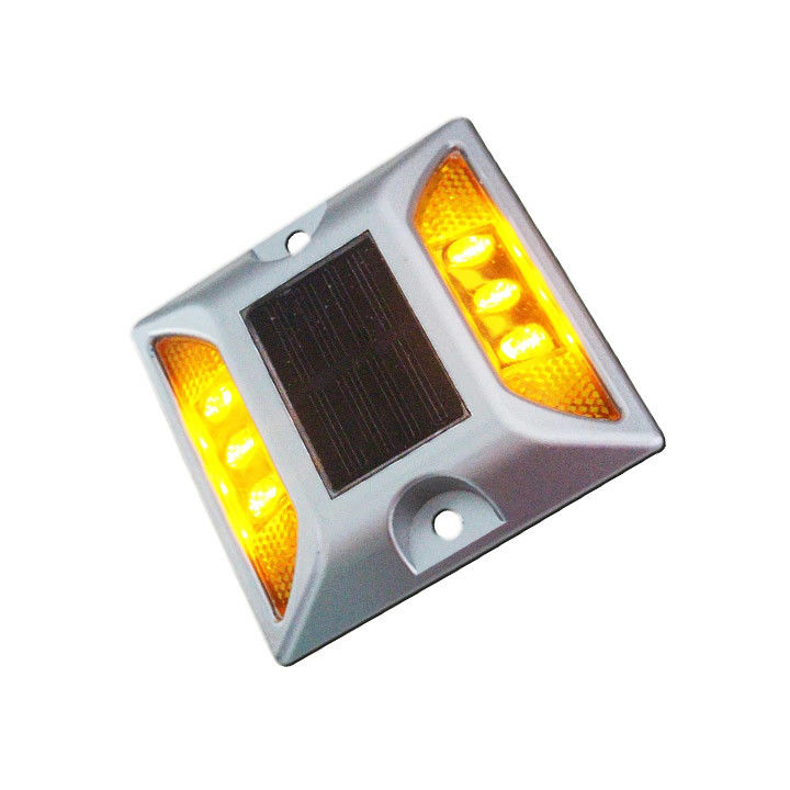 LED reflector de ojos de gato reflector IP68 de aluminio de un lado luz solar de carretera