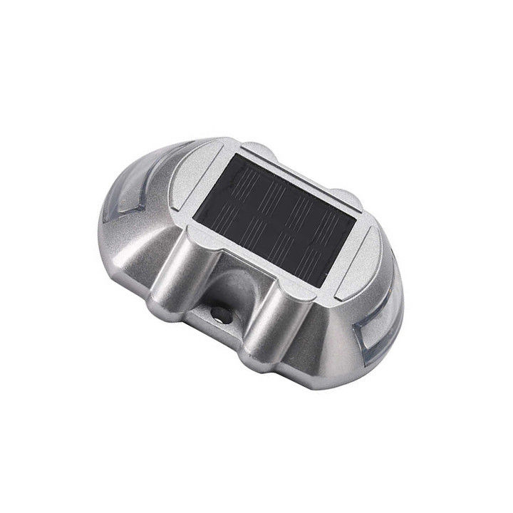 Ojos de gato luz de marcado de calzada solar aluminio LED parpadeante luz de carretera