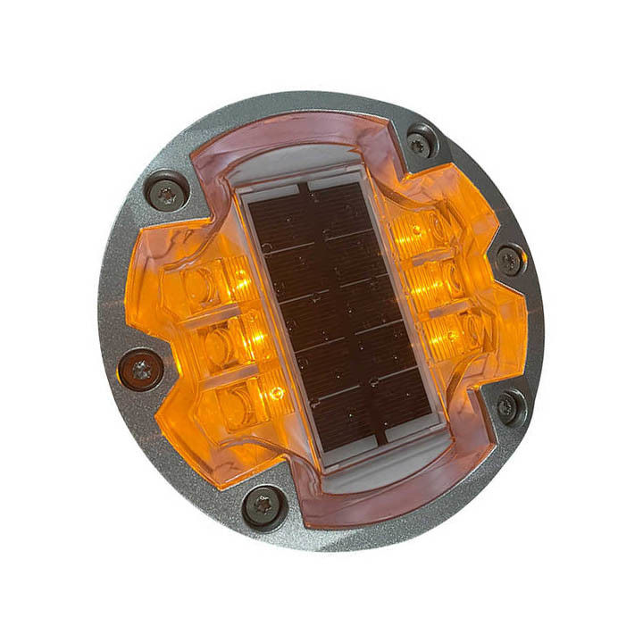 Solar Cat Eye Studs Reflector de aluminio para la carretera IP68 luz LED para el pavimento