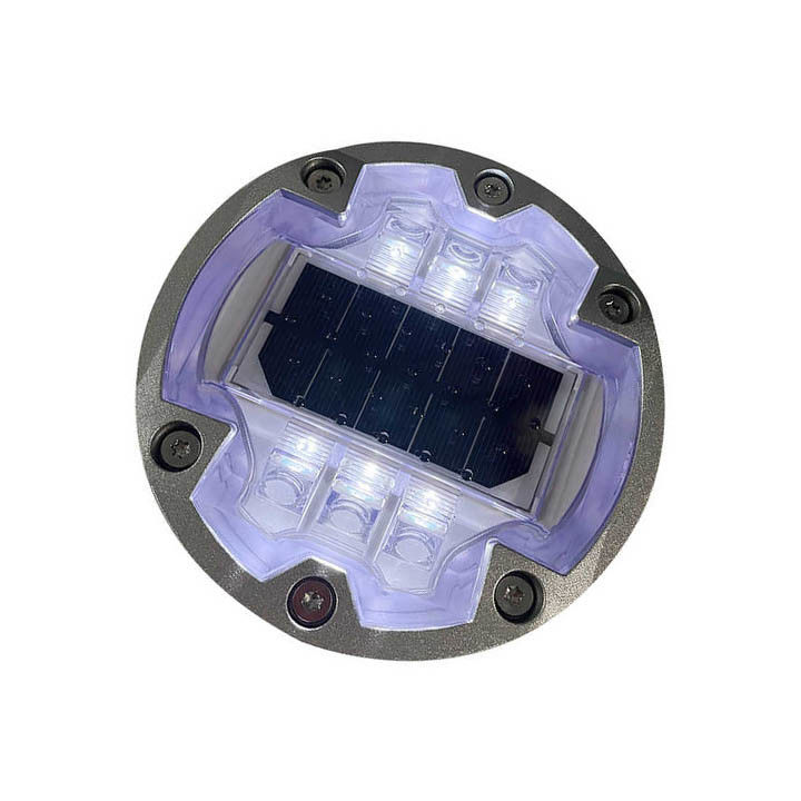 Puertos de aluminio con luz solar con reflector de ojos de gatos para carreteras
