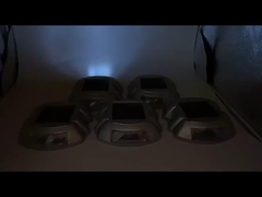 Marcadores solares de 360 grados para carreteras Marcador de pavimento de ojo de gato Luzes intermitentes para jardines